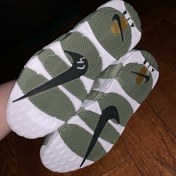 Nike Air Uptempo Olive Iridescent NWOB - Picture 7 of 8